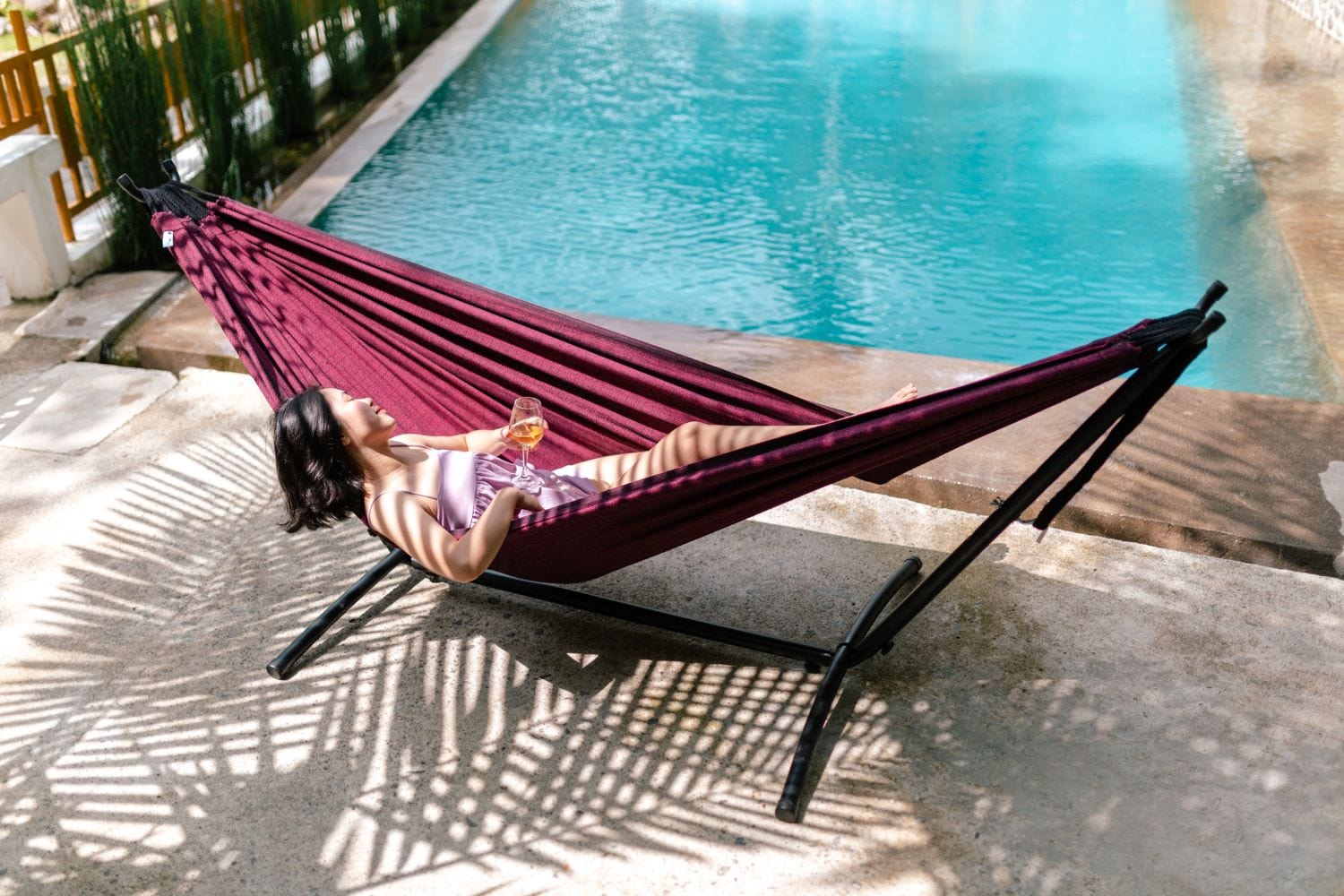 Hammock Universe Canada Premium Brazilian Style Double Hammock with Universal Stand 20188+75121
