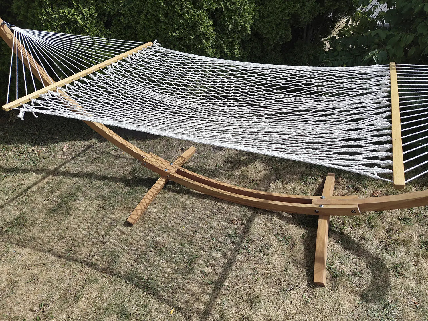 Hammock Universe Canada Premium Eucalyptus Wood Hammock Stand – Durable Outdoor Frame 642135811924 E-HS