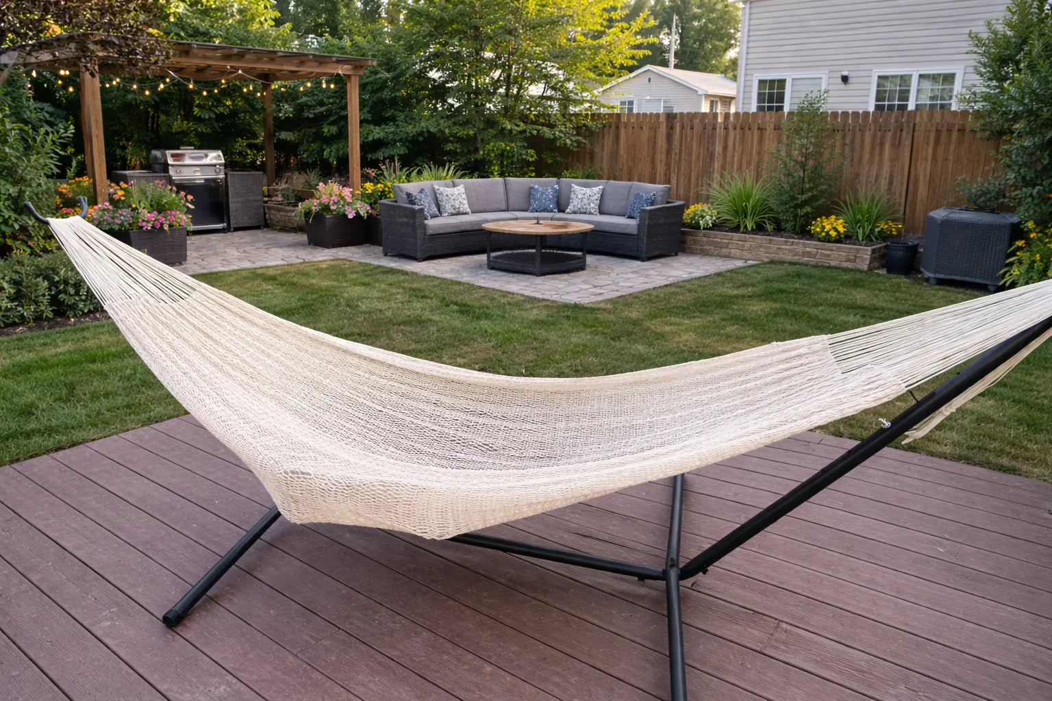 Hammock Universe Canada XL Thick Cord Mayan Hammock with Universal Stand