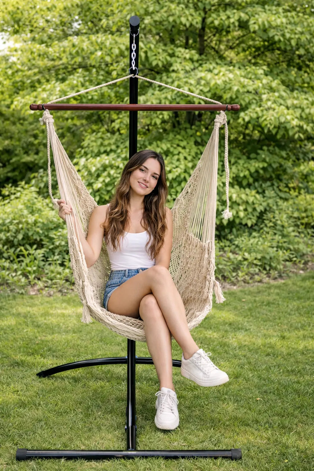 Hammock Universe Canada Mayan Hammock Chair with Universal Chair Stand MCDN+75217-2