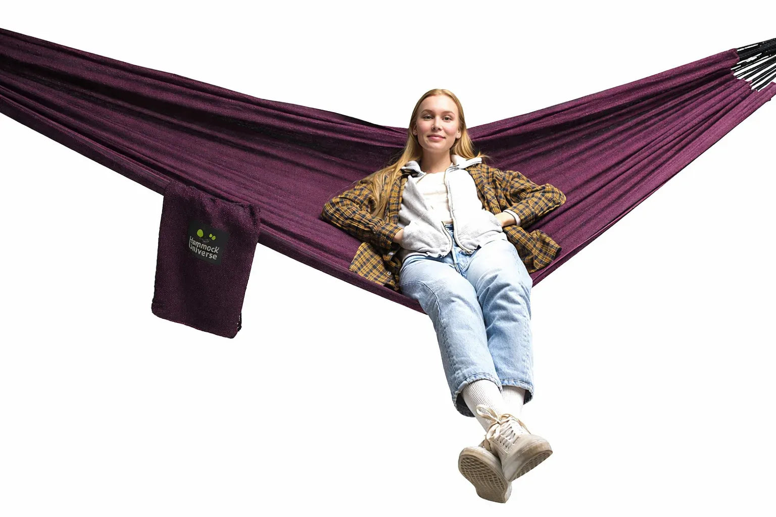 Hammock Universe Canada Premium Brazilian Style Double Hammock rosapreta 738447504842 20188