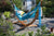 Hammock Universe Canada Nicaraguan Hammock with Eco-Friendly Bamboo Stand celeste-aqua / ca 794604045887 NHD-CELESTE+BHS-C