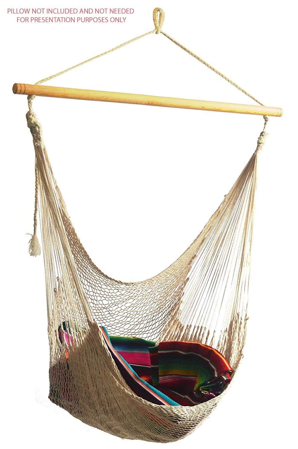 Hammock Universe Canada Deluxe Mayan Hammock Chair with Universal Chair Stand natural / ca 794604045924 MCDN+75217-2G