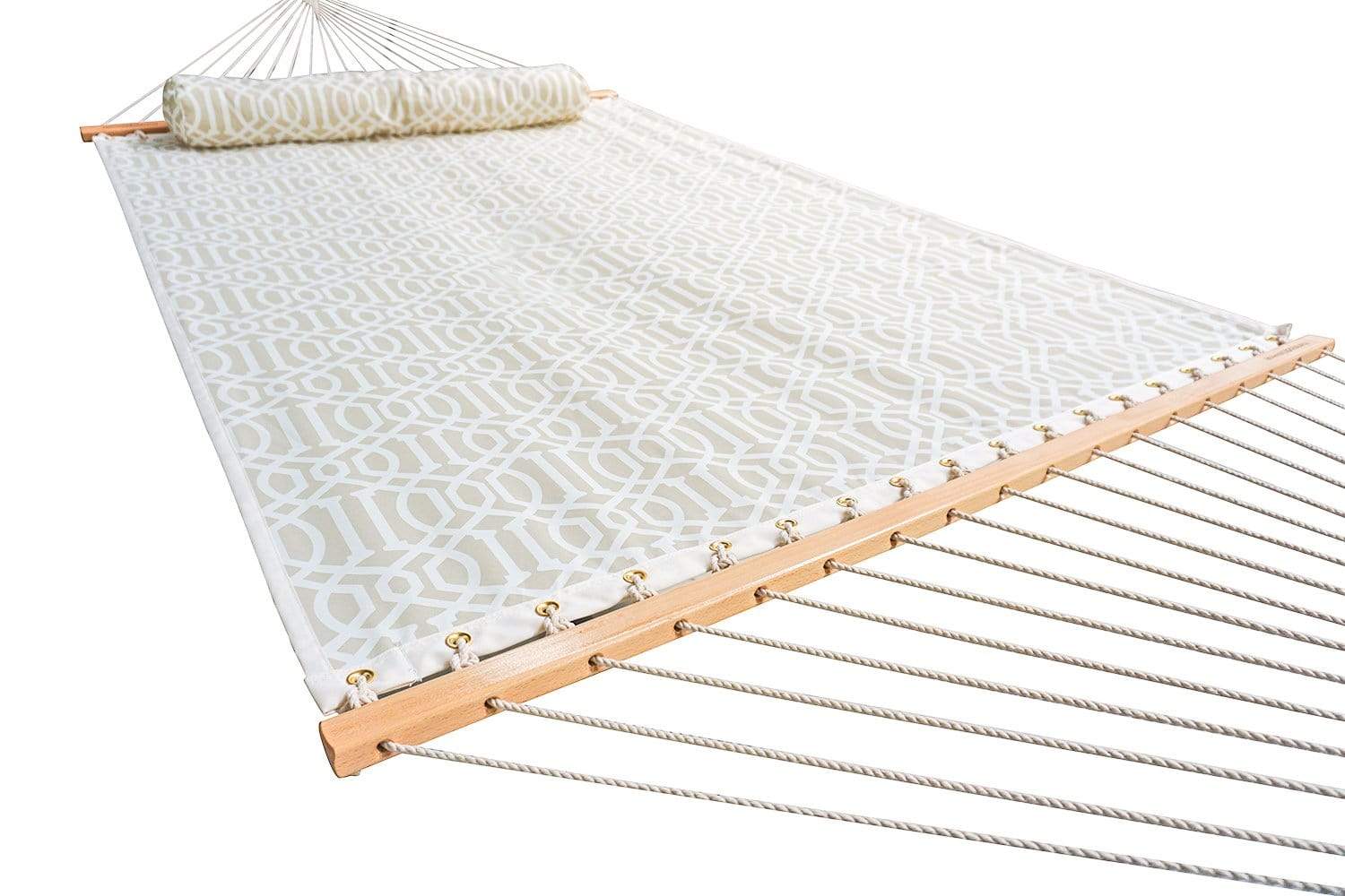 Hammock Universe Canada Single Layer Polyester Double Hammock with Matching Pillow - Quick Dry and 3-Beam Stand