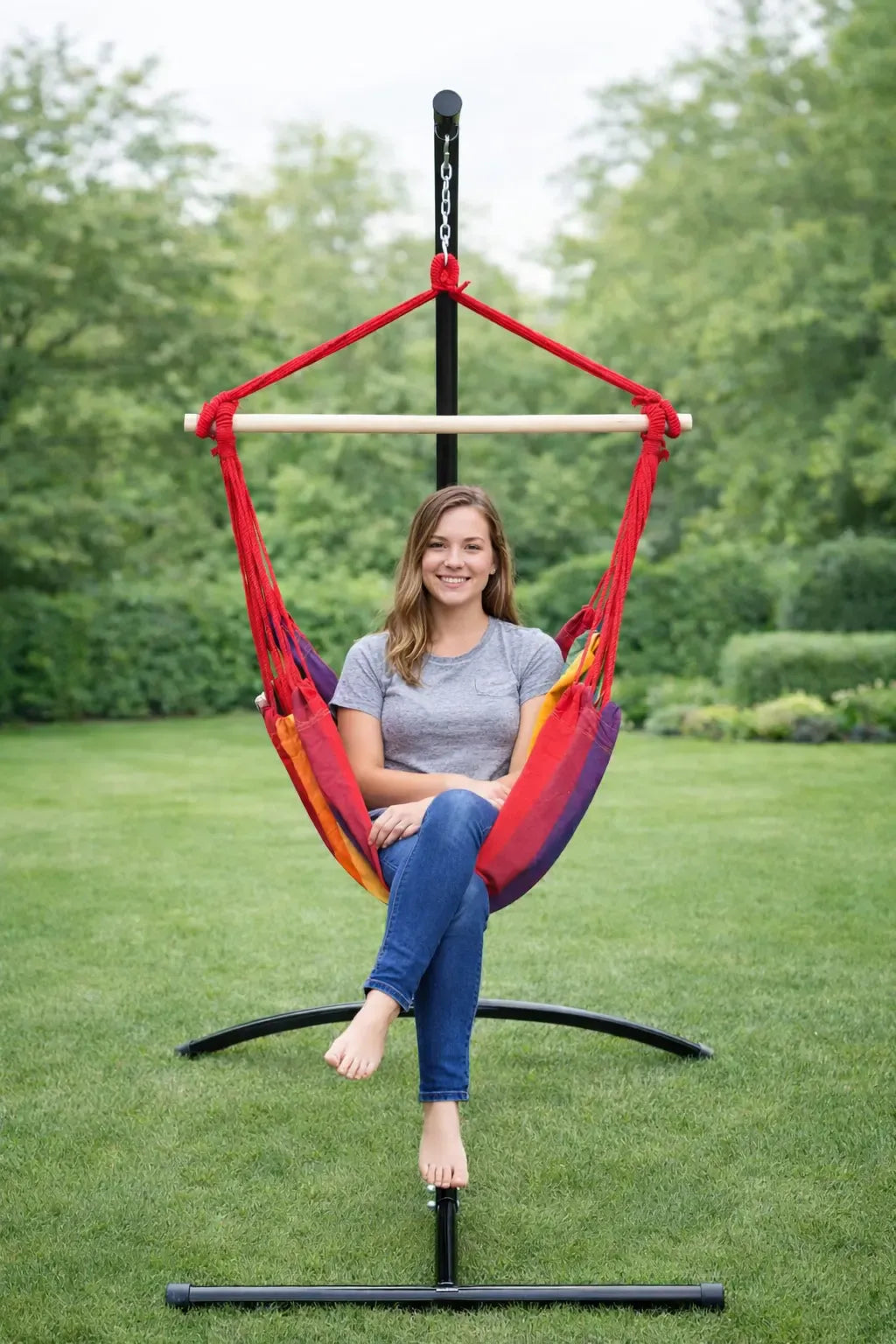 Hammock Universe Canada Brazilian Hammock Chair with Universal Chair Stand