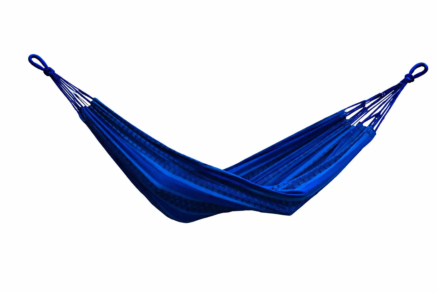 Blue hammock on a white background 20190