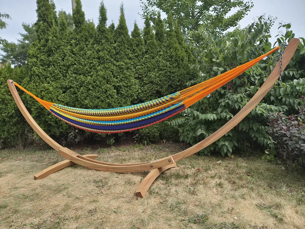 Hammock Universe Canada Premium Eucalyptus Wood Hammock Stand – Durable Outdoor Frame 642135811924 E-HS