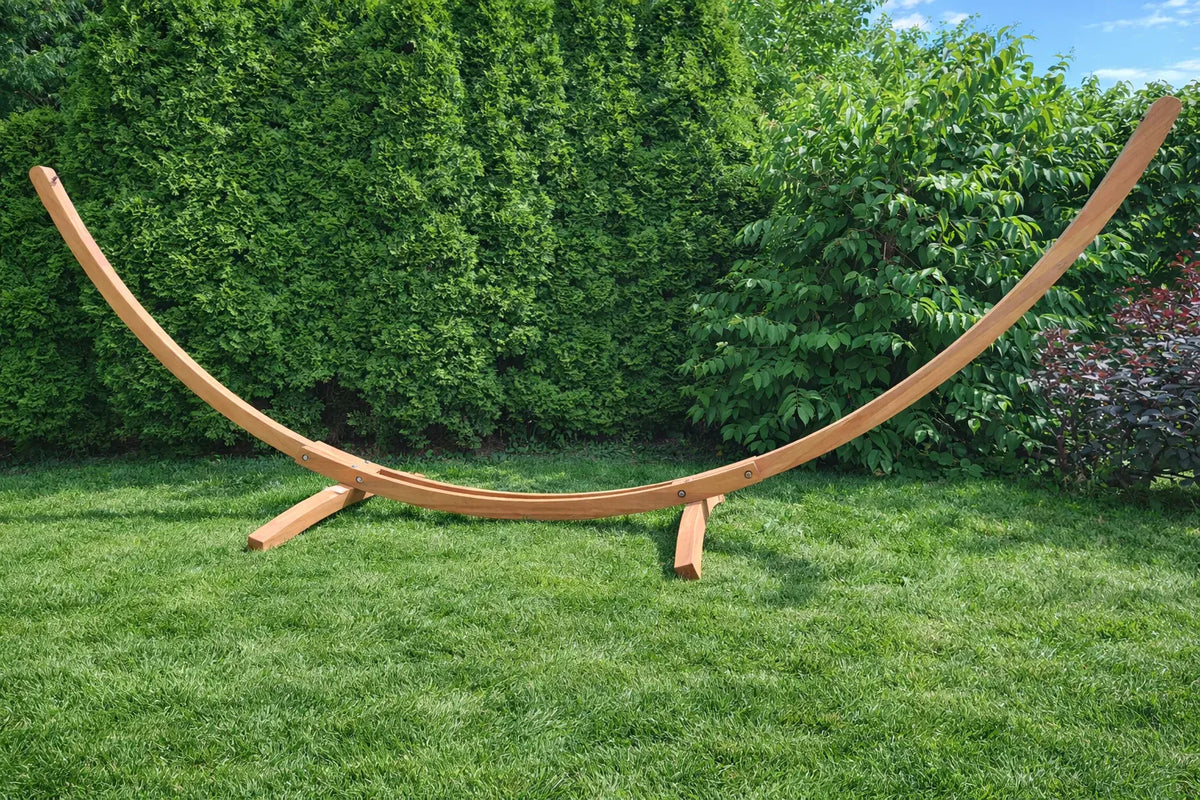 Hammock Universe Canada Premium Eucalyptus Wood Hammock Stand – Durable Outdoor Frame 642135811924 E-HS