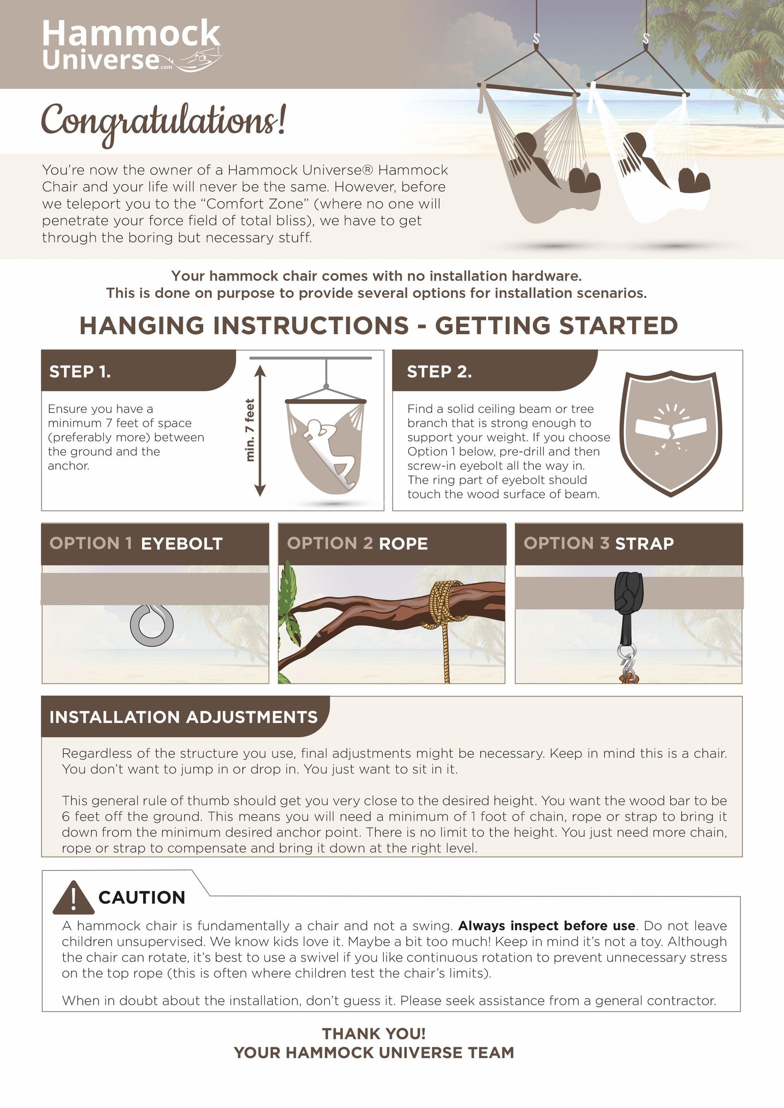 Hammock Universe Canada Mayan Hammock Chair