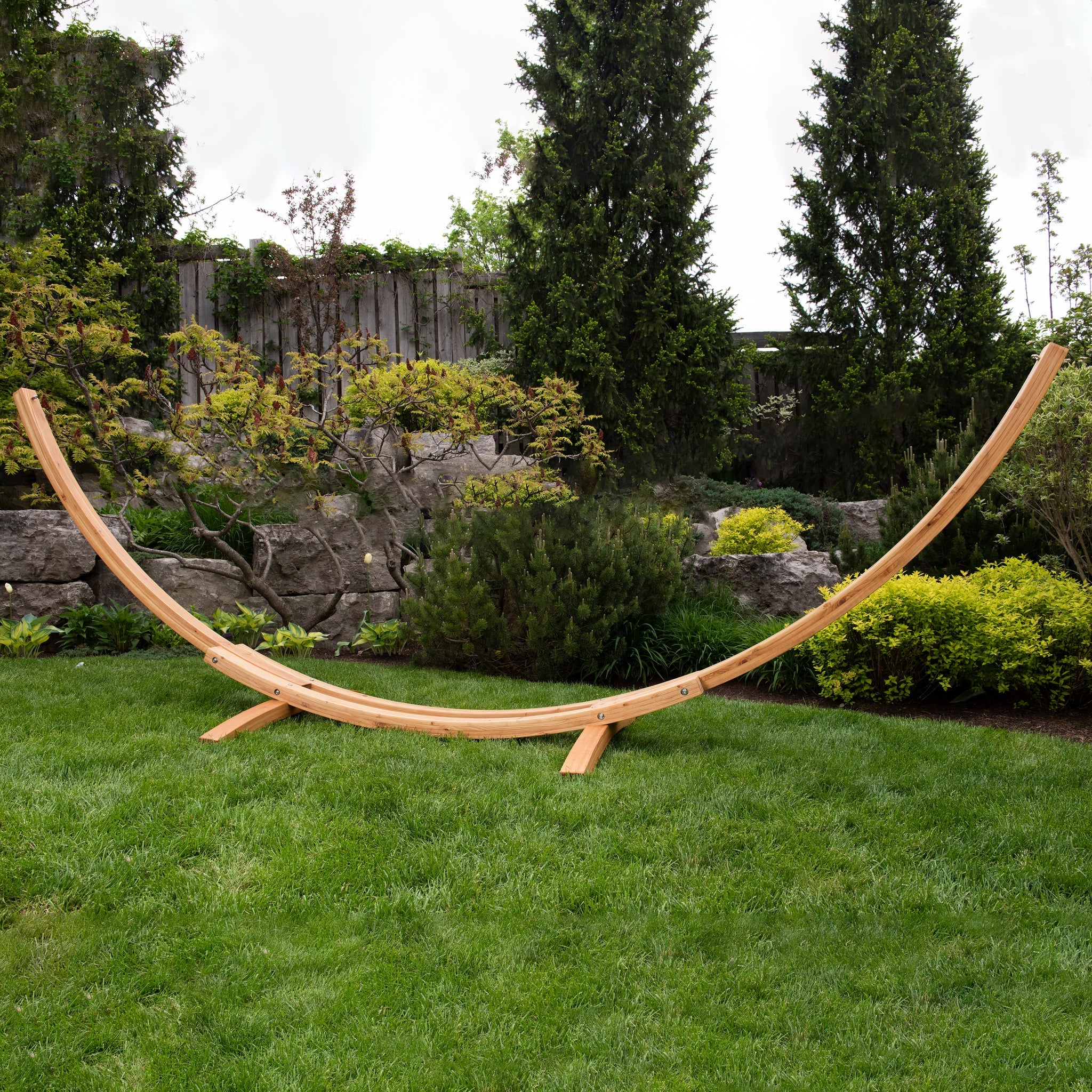 15 ft Solid Pine Wood Hammock Stand