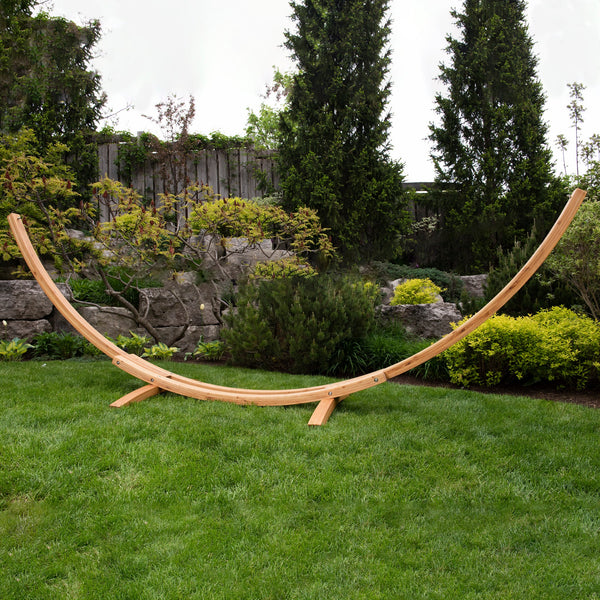 15 ft Solid Pine Wood Hammock Stand