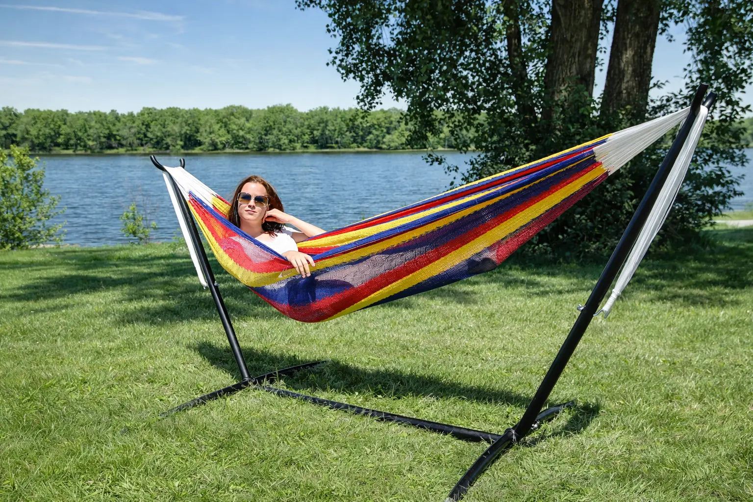 Mayan Hammocks Double + Hammock Stand | Hammock Universe Canada