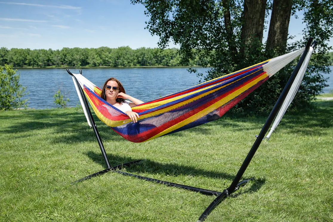 Mayan Hammocks Double + Hammock Stand | Hammock Universe Canada