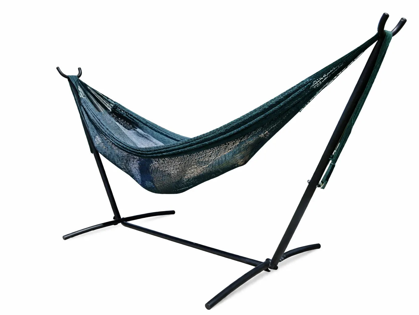 Hammock Universe Canada XL Thick Cord Mayan Hammock with Universal Stand forest-green 738447505245 #24-MHXLTC-FG+75121