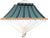 Hammock Universe Canada Quilted Hammock - Deluxe - OPEN BOX green-blue-grey-white-stripes / AS IS - FINAL SALE / ca 794604045276 QHD-GBGW