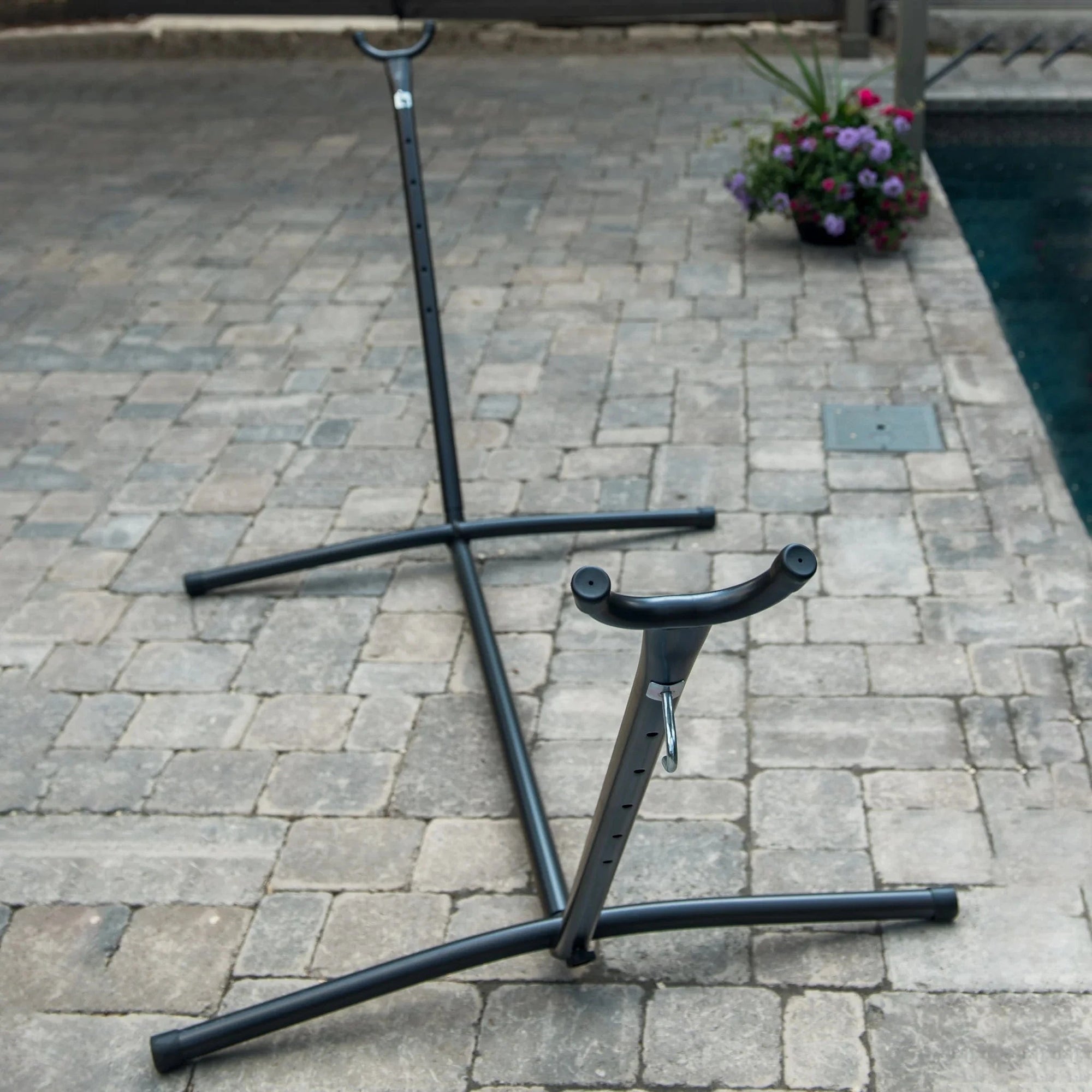 Vivere Canada 10ft Universal Hammock Stand in Charcoal 713799001850 UHS10-CHA