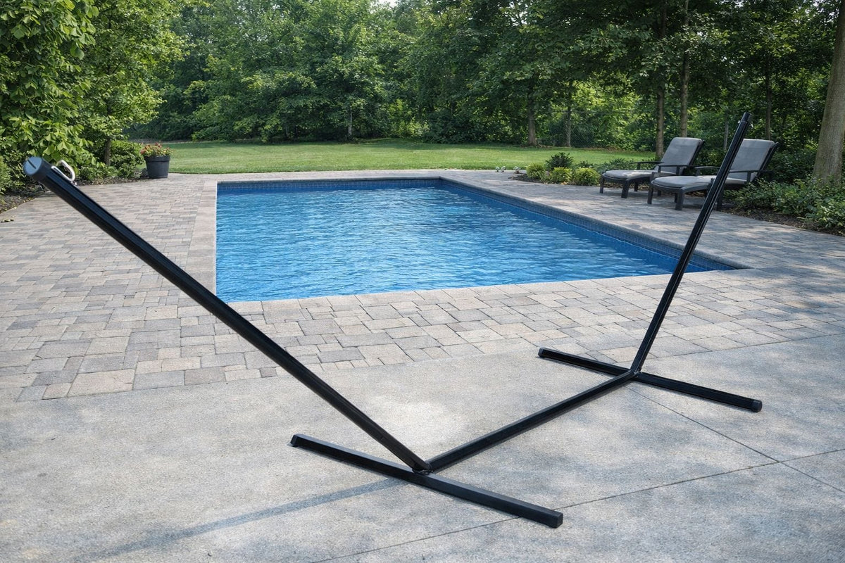 Hammock Universe Canada 3-Beam Hammock Stand - 15 ft. black 794604045375 15TBSB
