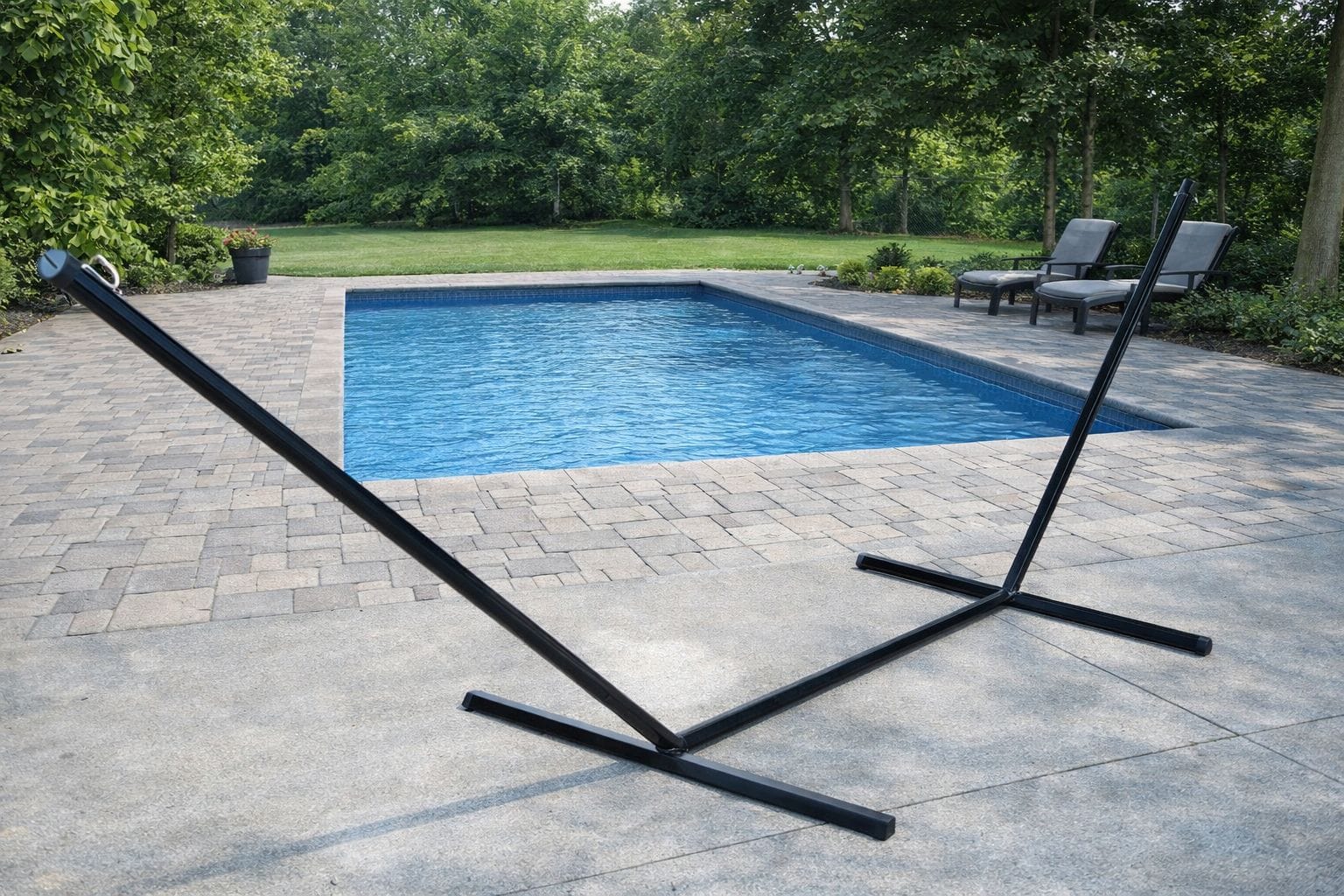 Hammock Universe Canada 3-Beam Hammock Stand - 15 ft. black 794604045375 15TBSB