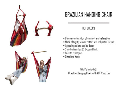 Hammock Universe Canada Brazilian Hammock Chair with Universal Chair Stand