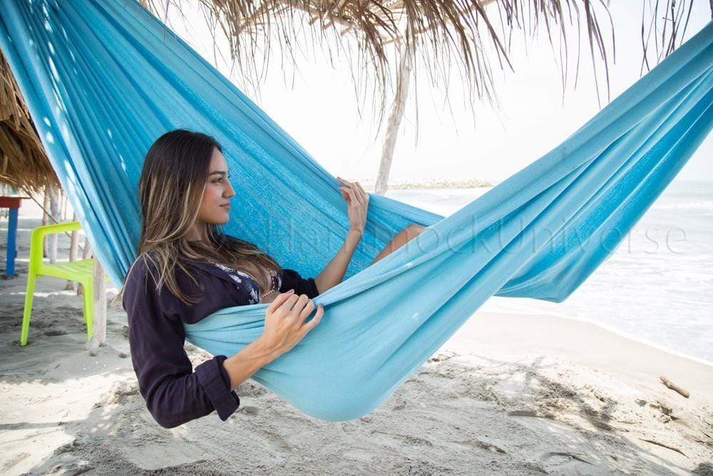 Hammock Universe Canada Colombian Double Hammock with Bamboo Stand