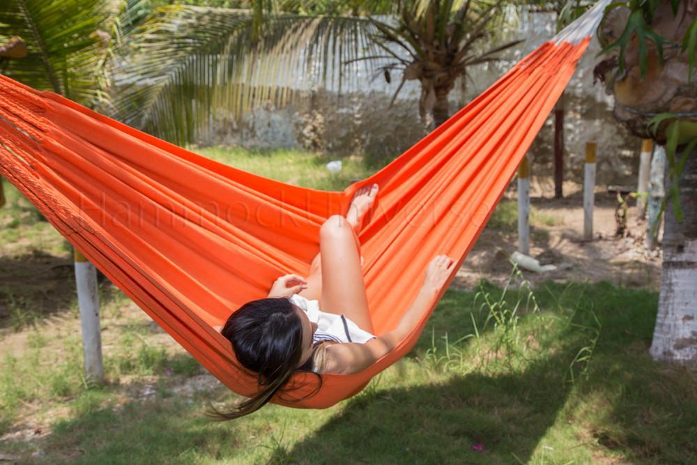 Hammock Universe Canada Colombian Double Hammock with Universal Hammock Stand Orange / ca 738447505351 CO-ARANCIO+75121