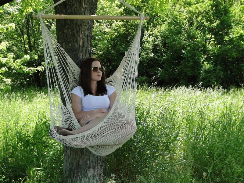 Hammock Universe Canada Mayan Hammock Chair with Universal Chair Stand natural / ca 738447504989 81022.01+75217-2