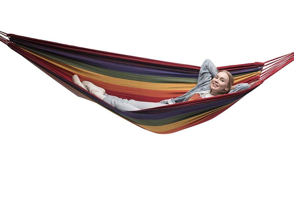 Hammock Universe Canada Deluxe Brazilian Double Hammock with Universal Stand