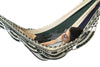 Hammock Universe Canada Nicaraguan Hammock with Eco-Friendly Bamboo Stand blue-white-and-green-stripes / ca 794604045870 NHD-BWGS+BHS-C
