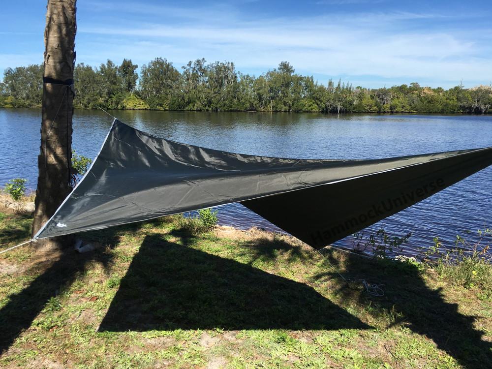 Hammock Universe Canada Hammock Rain Fly - 70D Oxford Polyester - RipStop dark-green / ca 738447505405 95318