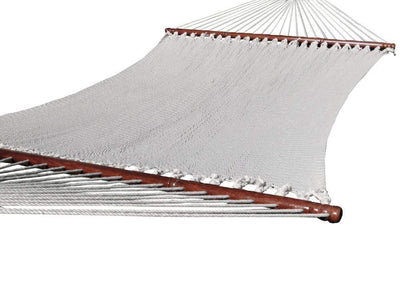 Hammock Universe Canada Deluxe Polyester Rope Hammock with 3-Beam Stand