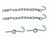 Hammock Universe Canada Hammock Chain Hanging Kit grey-zinc / ca 794604045320 CHK