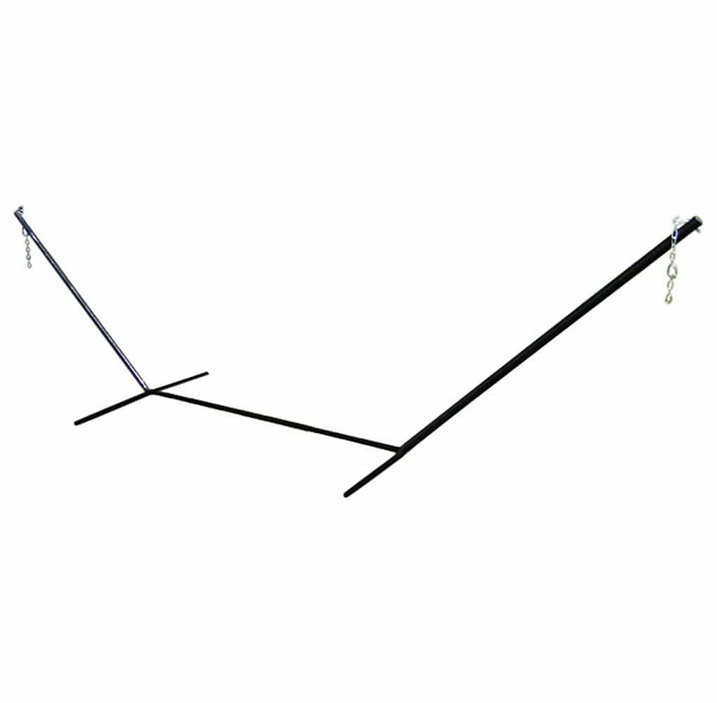 Hammock Universe Canada Single Layer Polyester Double Hammock with Matching Pillow - Quick Dry and 3-Beam Stand