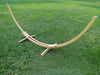 Hammock Universe Canada Olefin Double Quilted Hammock with Matching Pillow and Eco-Friendly Bamboo Stand