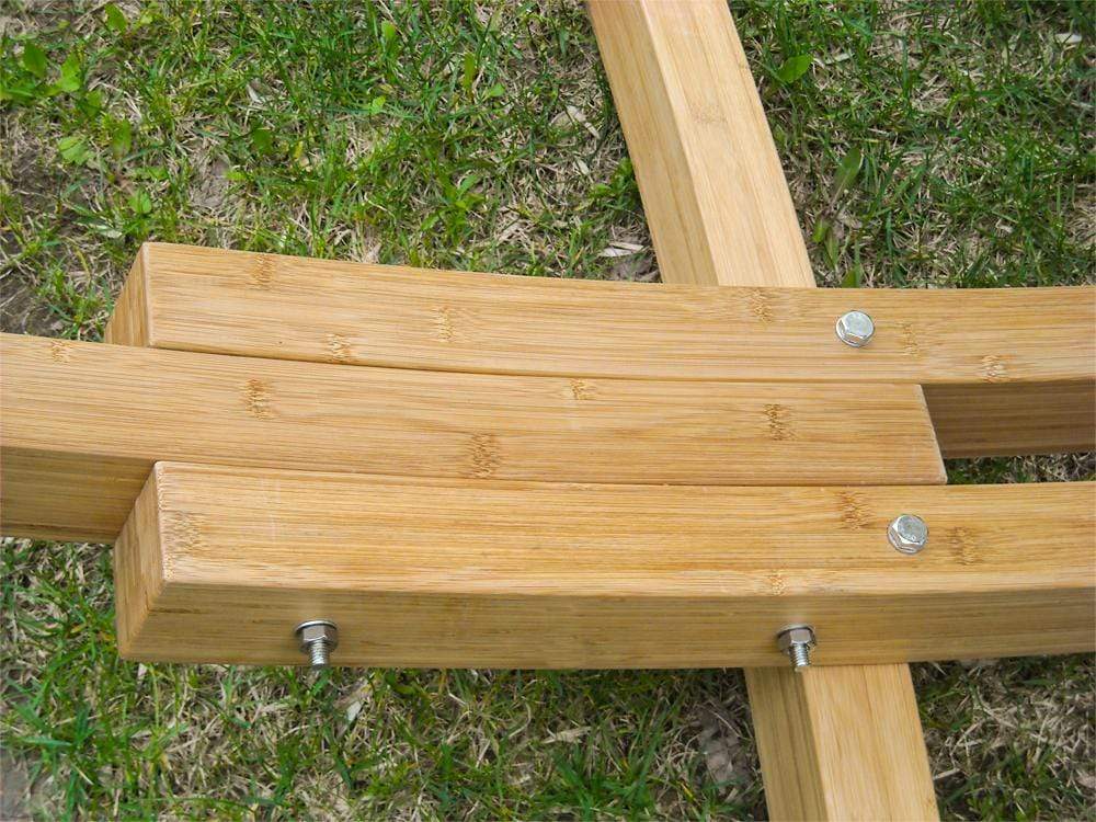 Hammock Universe Canada Deluxe Quilted Hammock with Bamboo Stand