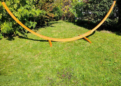 Hammock Universe Canada Olefin Double Hammock with Matching Pillow - Quick Dry and Bamboo Stand