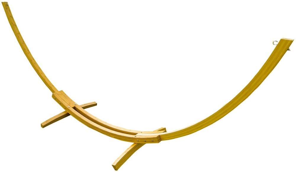 Hammock Universe Canada Deluxe Polyester Rope Hammock with Bamboo Stand