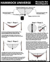 Hammock Universe Canada Mosquito Net for Hammocks - No-see-ums Mesh