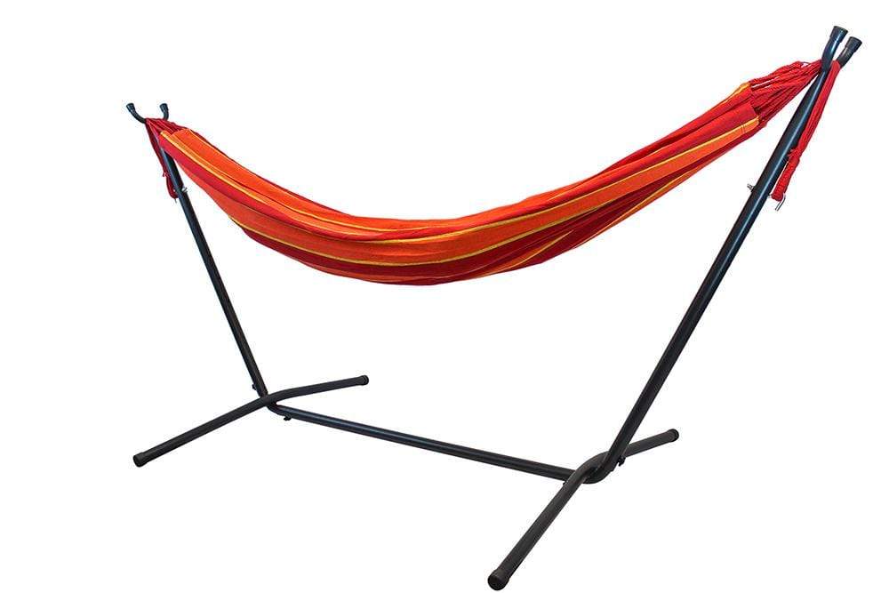 Hammock Universe Canada Deluxe Brazilian Double Hammock with Universal Stand