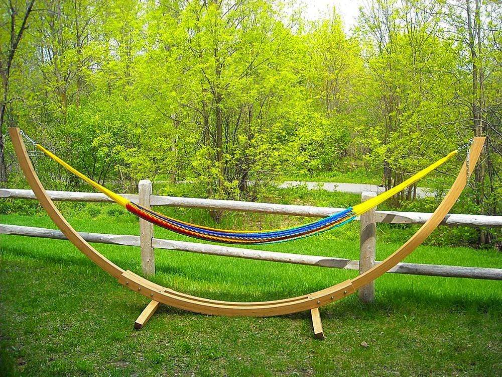 Hammock Universe Canada XL Thick Cord Mayan Hammock with Bamboo Stand