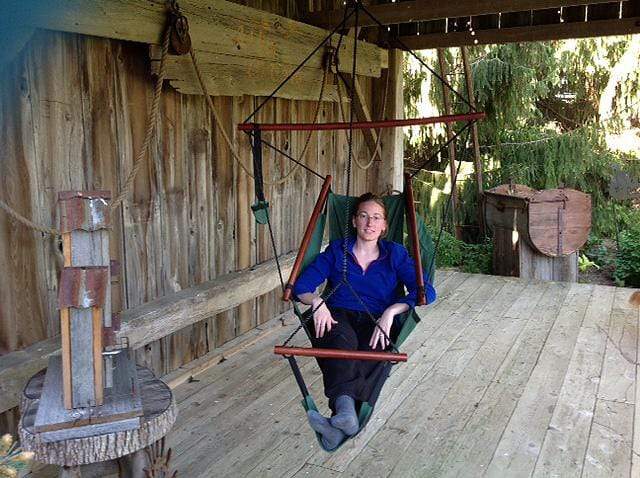 Hammock Universe Canada Adjustable Hanging Hammock Chair with Foot Rest