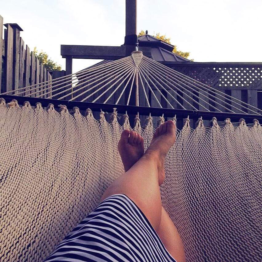 Hammock Universe Canada Polyester Rope Hammock - Soft-Woven Deluxe