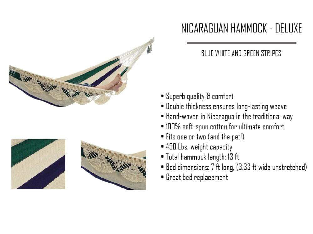 Hammock Universe Canada Nicaraguan Hammock with Eco-Friendly Bamboo Stand