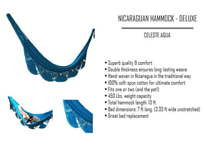 Hammock Universe Canada Nicaraguan Hammock with Eco-Friendly Bamboo Stand