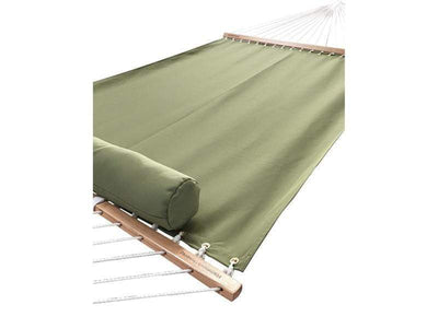 Hammock Universe Canada Olefin Double Hammock with Matching Pillow - Quick Dry and Bamboo Stand light-green / ca 794604045764 OLE-LG+BHS-C