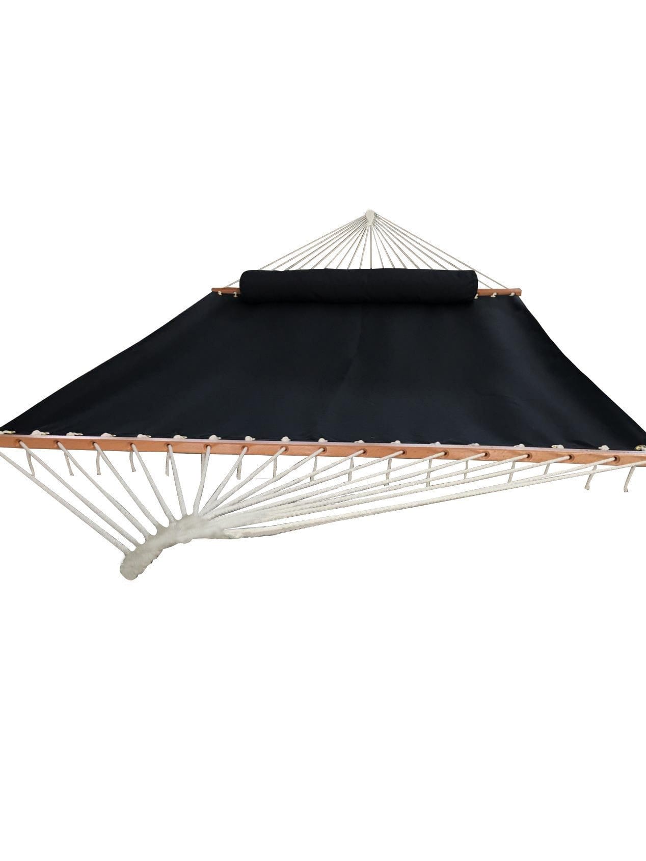 Hammock Universe Canada Olefin Double Hammock with Matching Pillow - Quick Dry and Bamboo Stand