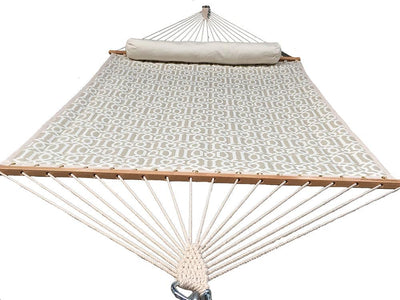 Deluxe Quilted Hammock with Wicker Stand - Hammock Universe Canada