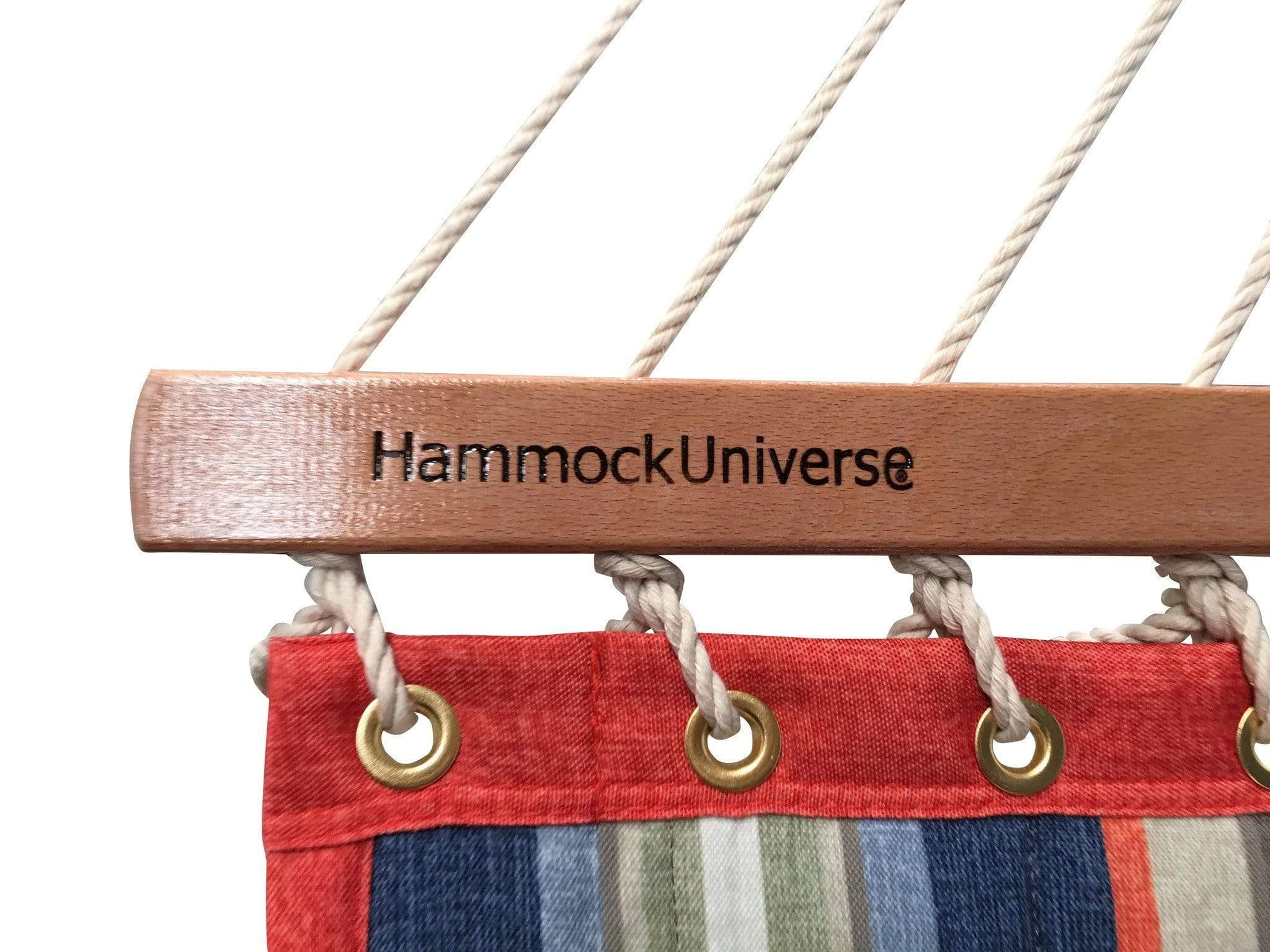 Hammock Universe Canada Deluxe Quilted Hammock with Bamboo Stand