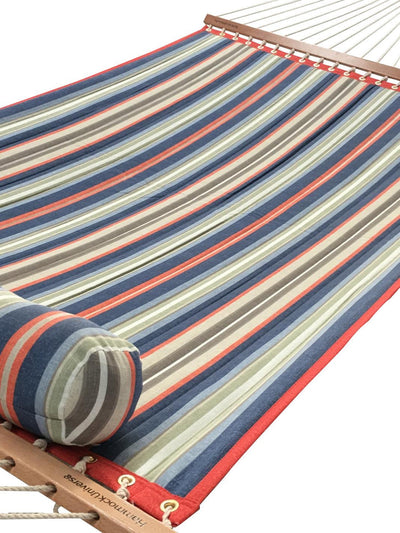 Deluxe Quilted Hammock with Wicker Stand - Hammock Universe Canada