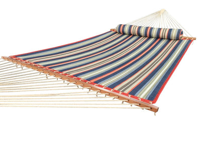Deluxe Quilted Hammock with Wicker Stand - Hammock Universe Canada