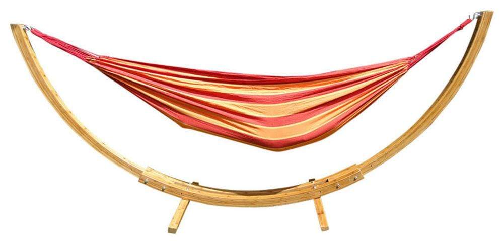 Hammock Universe Canada Deluxe Brazilian Style Double Hammock with Bamboo Stand trancoso / ca 738447505153 20153+BHS-C